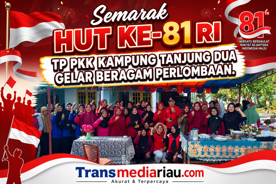 Semarak HUT ke-81 RI, TP PKK Kampung Tanjung Dua Gelar Beragam Perlombaan.
