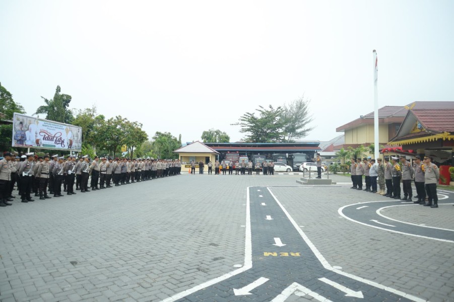 269 Personel Polres Inhu Siap Amankan Perayaan Idul Fitri
