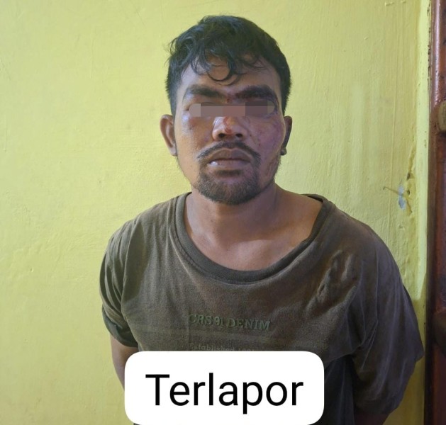 Ngamuk karena Dilaporkan ke Istrinya, Pria di Batang Gansal Tebas Wajah Korban