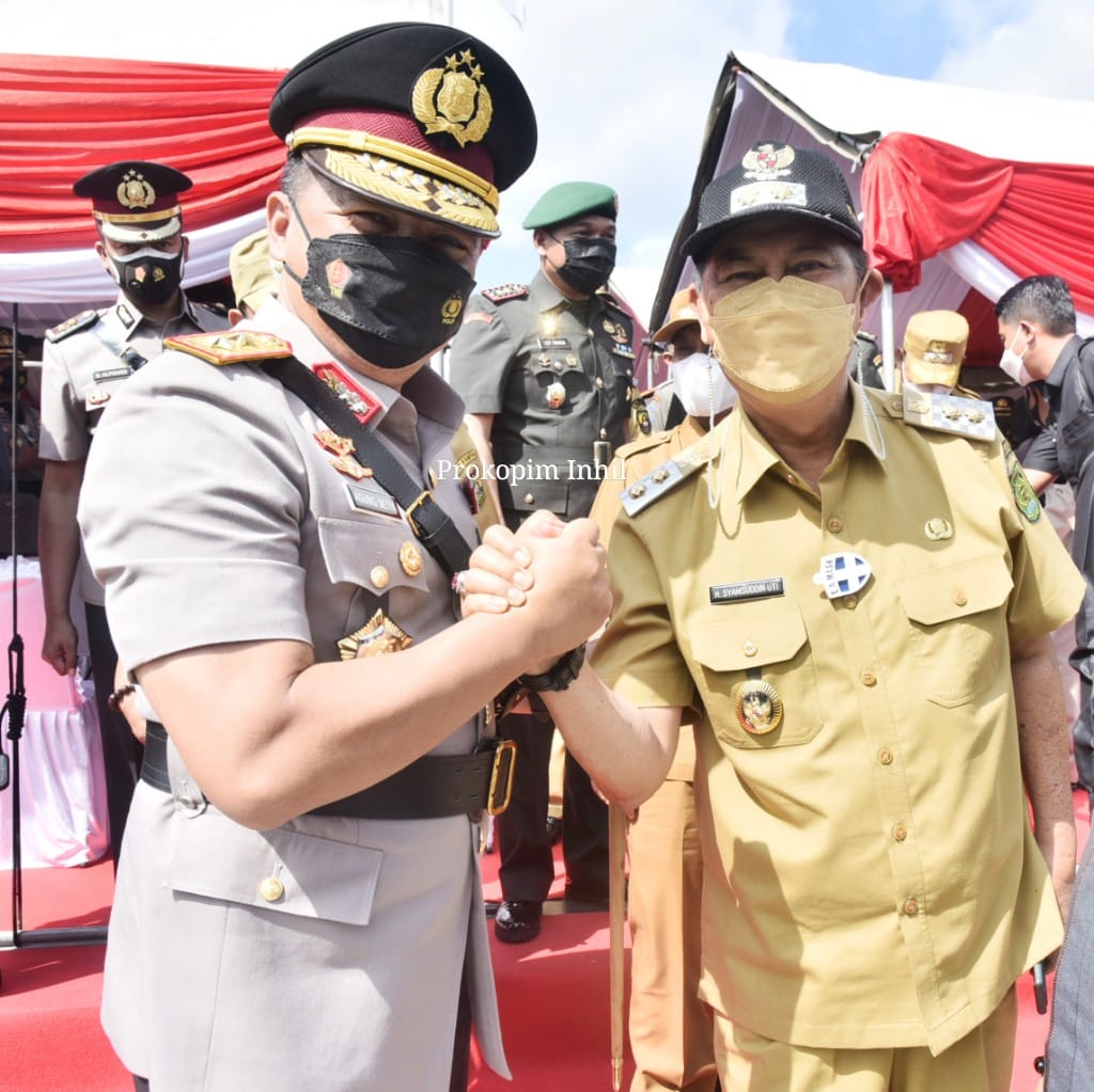 Wabup Inhil Hadiri Pelantikan dan Pengambilan Sumpah Diktukba Polri 2020-2021