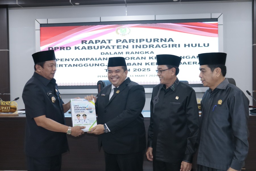 Wabup Inhu Sampaikan LKPJ Kepala Daerah Tahun 2025