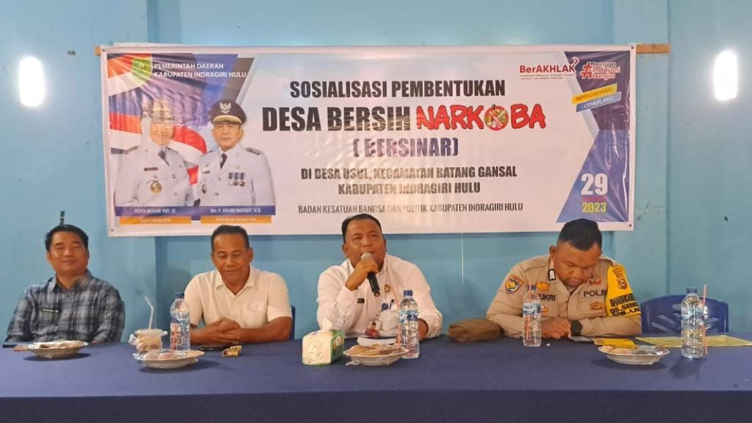 Badan Kesbangpol Inhu Gelar Sosialisasi Pembentukan Desa BERSINAR di Desa Usul