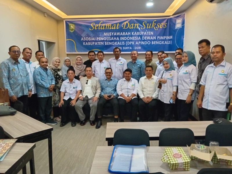 M.Arsya Fadillah Terpilih Aklamasi Sebagai Ketua DPK Apindo Kabupaten Bengkalis, Periode 2025-2030.