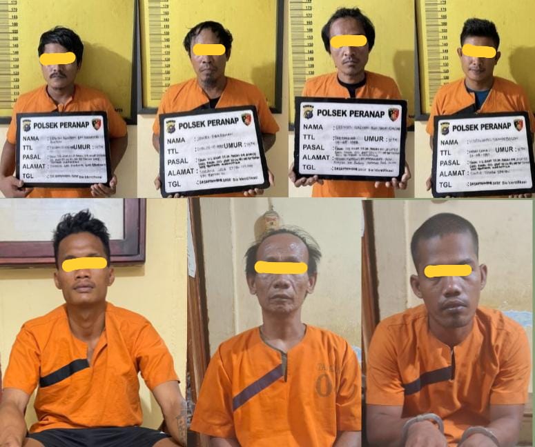 Gawat, Dalam Sehari Polsek Peranap Ringkus Tujuh Pelaku Penyalahguna Narkoba