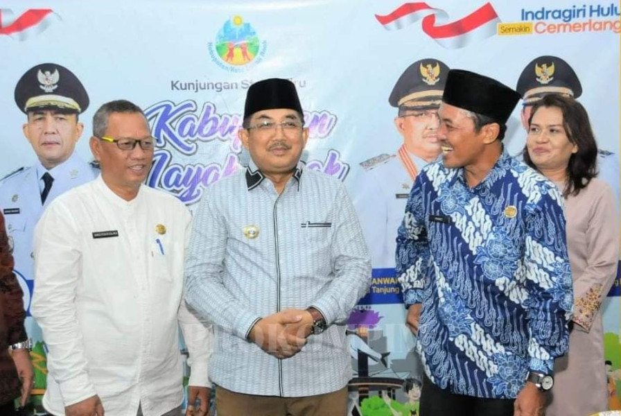 Bupati Inhu Terima Kunjungan Studi Tiru Bupati Tanjung Jabung Barat