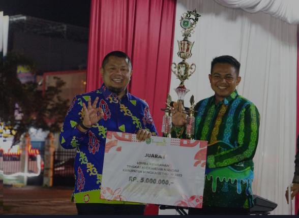 Pematang Pudu Juara 1 Evaluasi Kelurahan Tingkat Kecamatan Mandau Tahun 2023