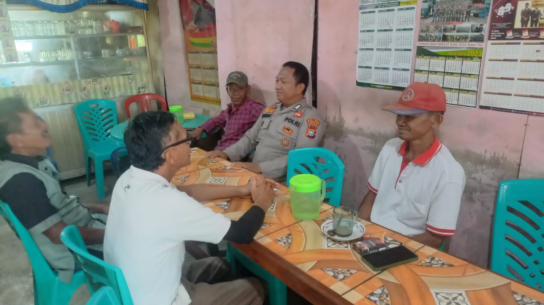 Pastikan Tahapan Pilkada Serentak Berjalan Aman, Jajaran Polsek Tempuling Gelar Cooling System