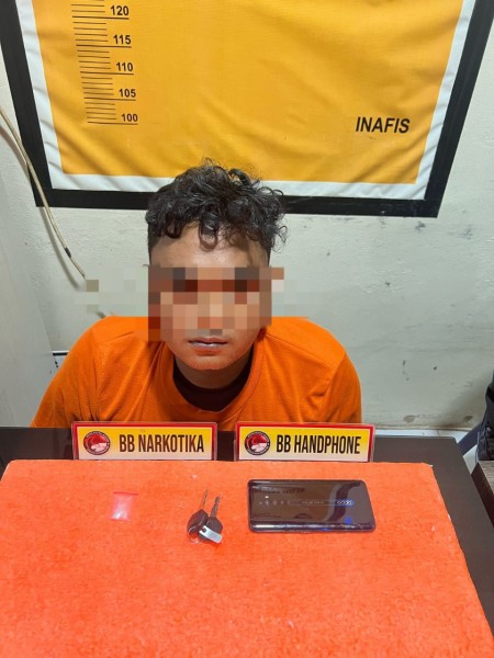 Polres Inhil Gagalkan Peredaran Narkotika Jenis Sabu, Satu Tersangka Diamankan
