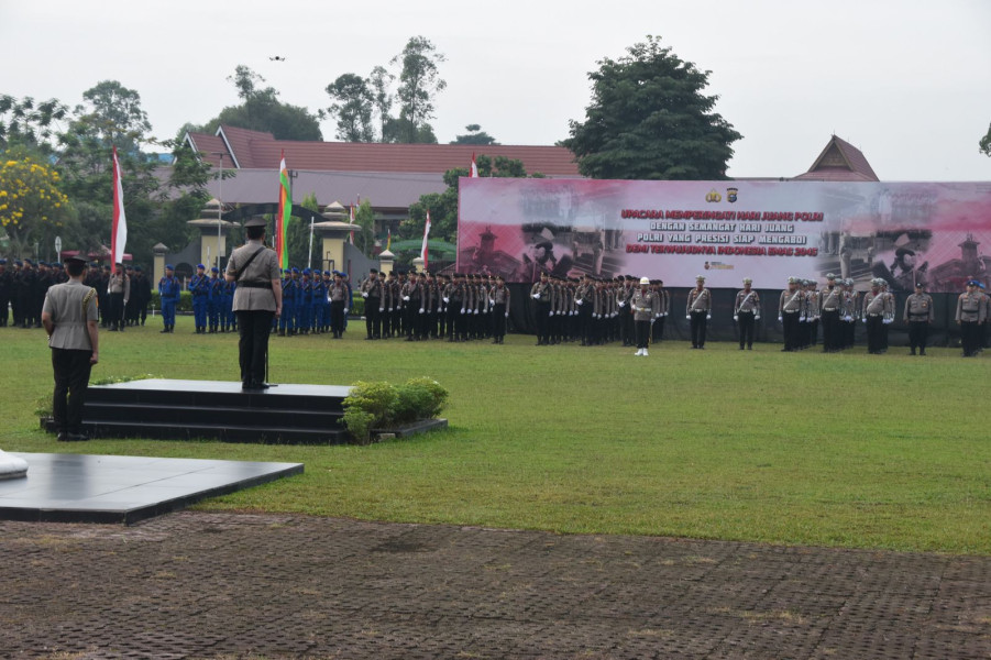 Kapolda Riau Sampaikan Pesan Pada Peringatan Hari Juang Polri 2024