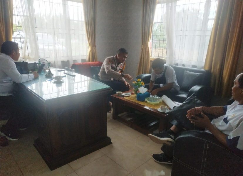 Bhabinkamtibmas Desa Sering Intensif Gelar Patroli Sambang Jelang Pilkada Serentak 2024