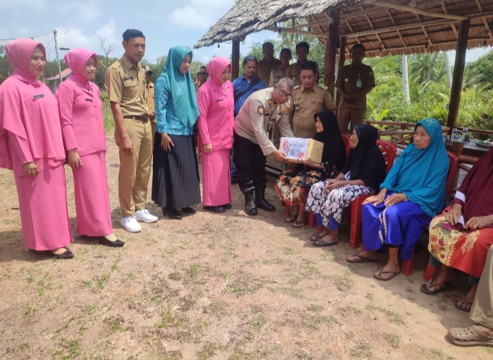 Kapolsek Daik Lingga Jalin Silaturrahmi Bersama Camat dan APDESI Lingga Timur