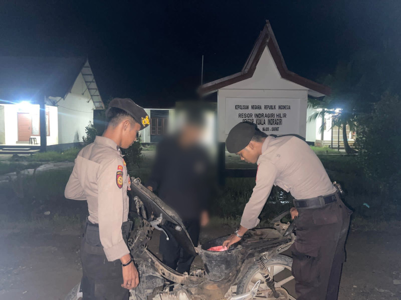 Antisipasi Gangguan Kamtibmas Pasca Pemilu, Polsek Kuindra Giat Patroli Malam