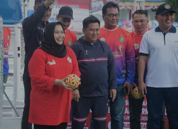 Kasmarni Sambut Baik dan Apresiasi Ajang Open Turnamen Sepak Takraw