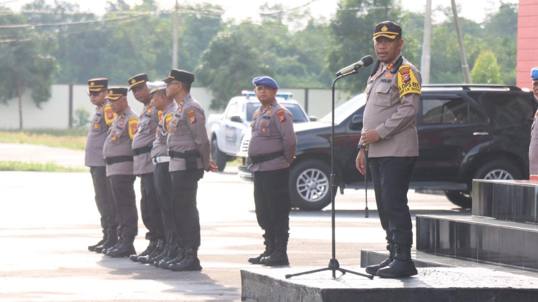 Pimpin Apel Pagi, Kapolres Meranti Ingatkan Jaga Netralitas