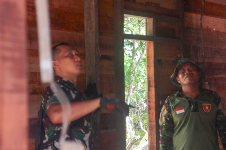 Pastikan Berjalan Lancar, Dansatgas TMMD Kodim 1008 Tabalong Tinjau Lokasi