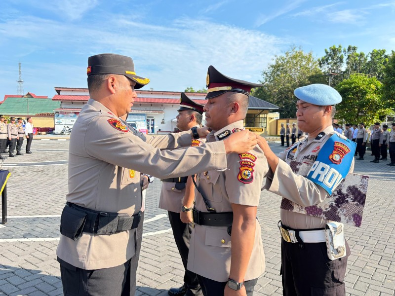 Kapolsek Batang Gansal Resmi Diganti