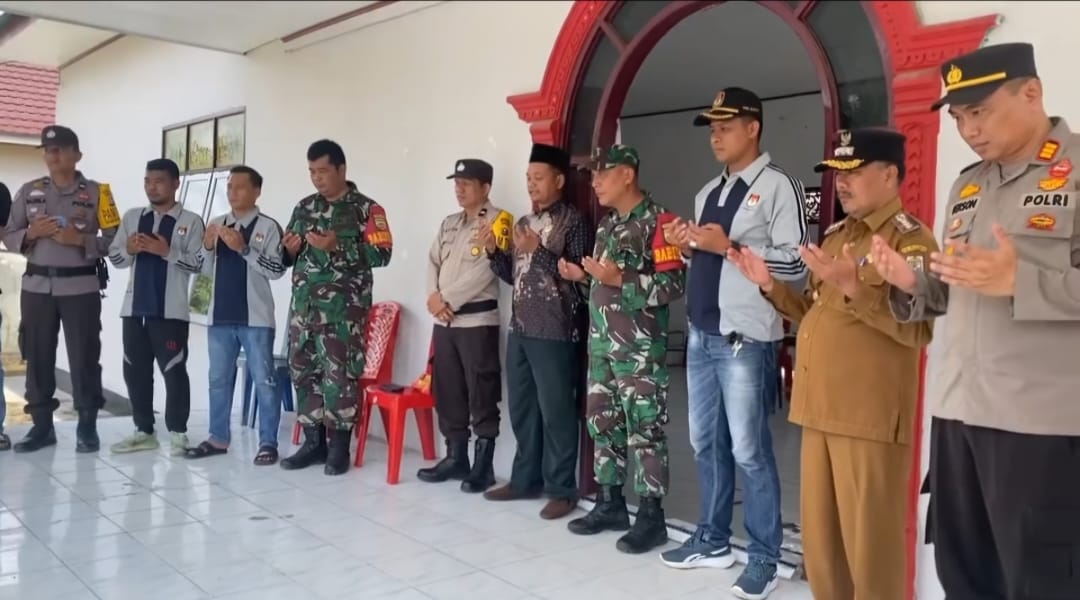 Kapolsek Bunut Gelar Doa Bersama Jelang Puncak Pelaksanaan Pilkada 2024