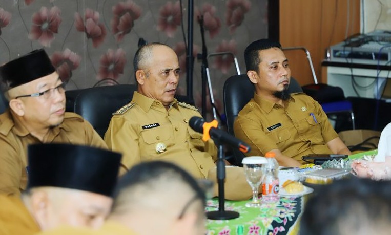 Bupati Inhil Ikuti Rakor Agen Perlindungan Sosial