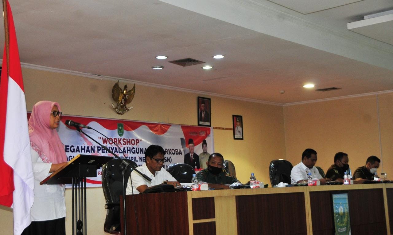 Bupati Buka Workshop Pencegahan Penyalahgunaan Narkoba bagi ASN di Pemkab Inhu