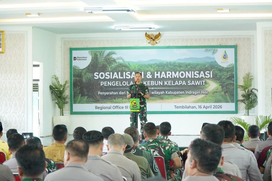 Kodim 0314/Inhil Fasilitasi Dialog Masyarakat dengan Agrinas dalam Pengelolaan Sawit