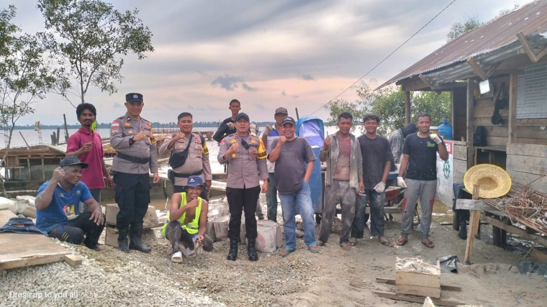 Pasca Pemungutan Suara di Pulau Terluar, Polsek Rangsang Pastikan Situasi Tetap Kondusif