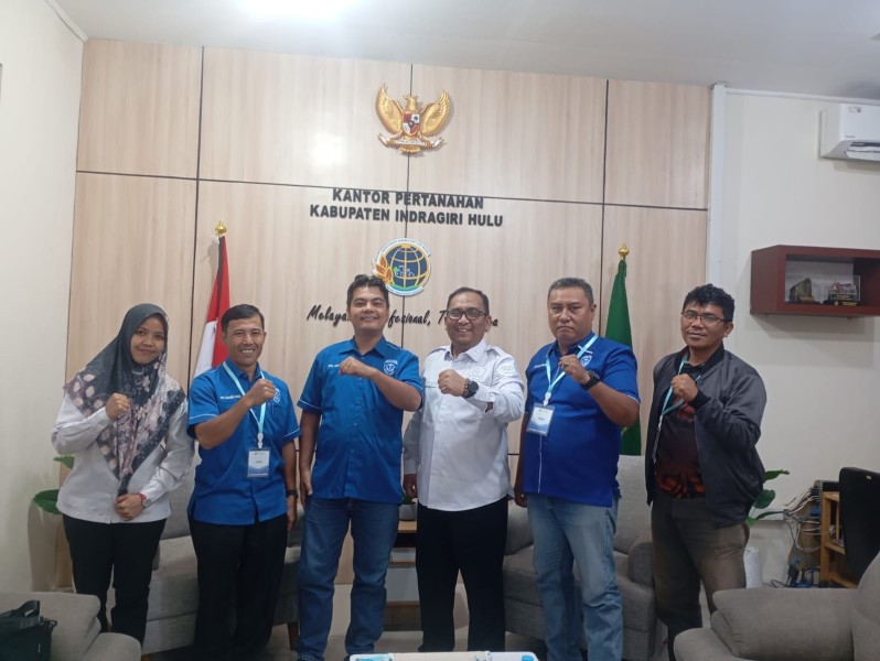 GAMKI Audiensi ke Kantah Inhu, Bahas Pendaftaran Tanah dan Kepastian Hukum Atas Hak Milik