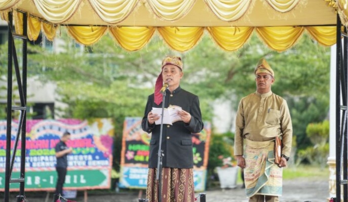 Bupati Inhil Pimpin Upacara Hardiknas Tahun 2026