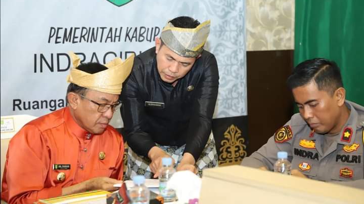 Bupati Inhil Ikuti Rakor Percepatan Penandatanganan NPHD 2024 se - Provinsi Riau