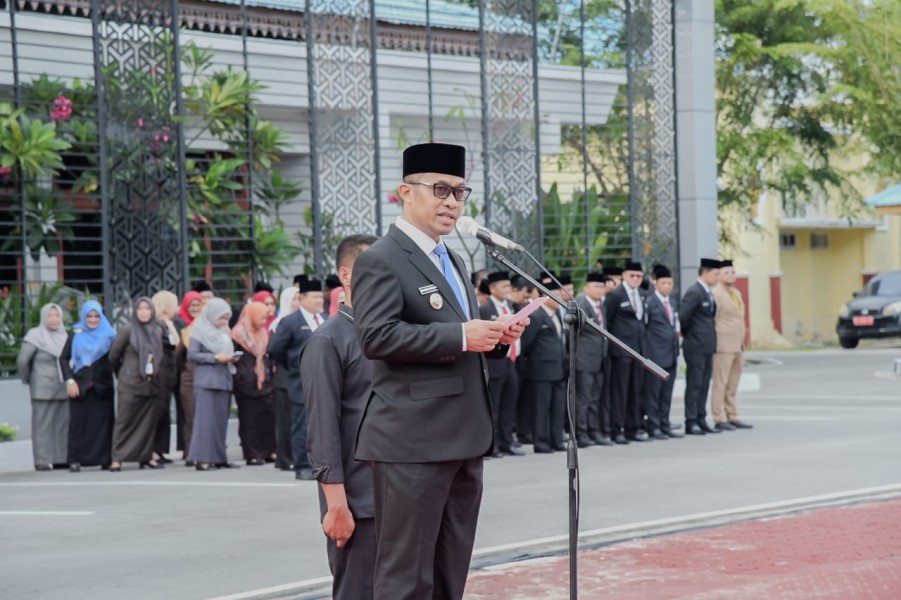 Wabup Bagus Pimpin Apel Hari Lahir Pancasila Tahun 2026