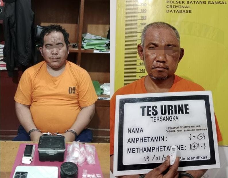 Sekali Bergerak, Kapolsek Batang Gansal Berhasil Ungkap Dua Kasus Narkoba di Wilayahnya