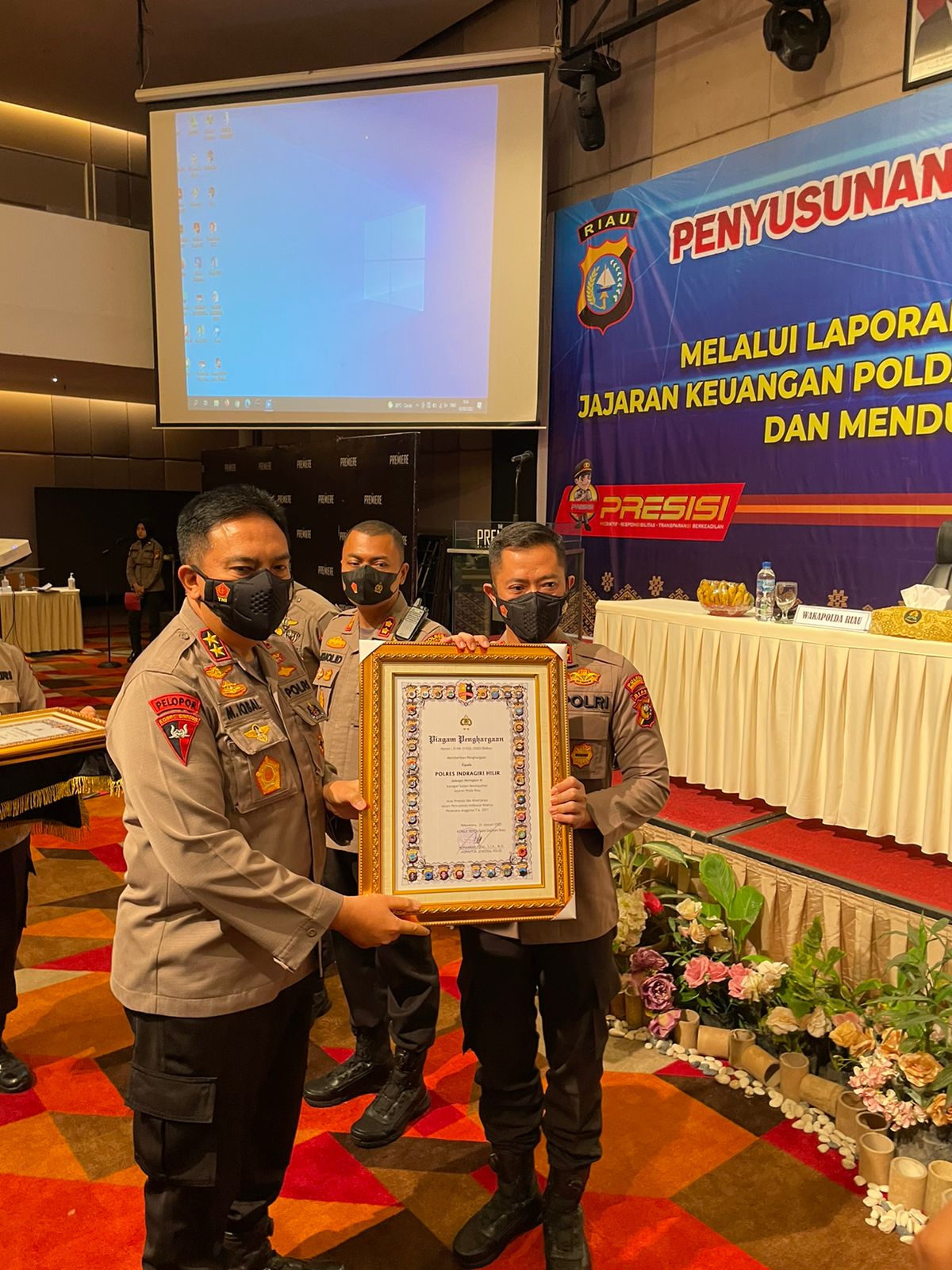 Polres Inhil Raih Peringkat III IKPA Tingkat Provinsi Riau