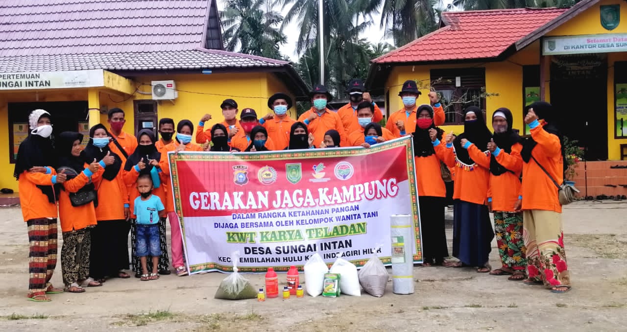 Pemdes Sungai Intan Gelar Pembinaan Kelompok Wanita Tani