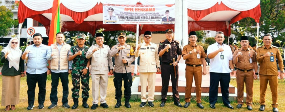 Gelar Deklarasi Netralitas ASN, Bupati Harapkan Kuansing Jadi Contoh Terbaik Dalam Berdemokrasi