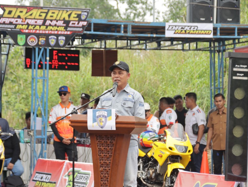 Drag Bike Kapolres Cup 2025 Resmi Dibuka, Bupati H. Herman Apresiasi Ajang Otomotif