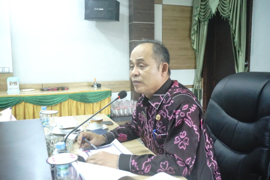 Bupati H. Herman Pimpin Rakor Optimalisasi Penerimaan Opsen PKB dan BBNKB di Inhil