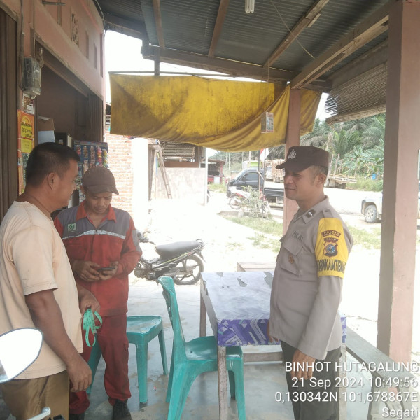 Upaya Cooling System, Polsek Langgam Sambang Warga Binaannya