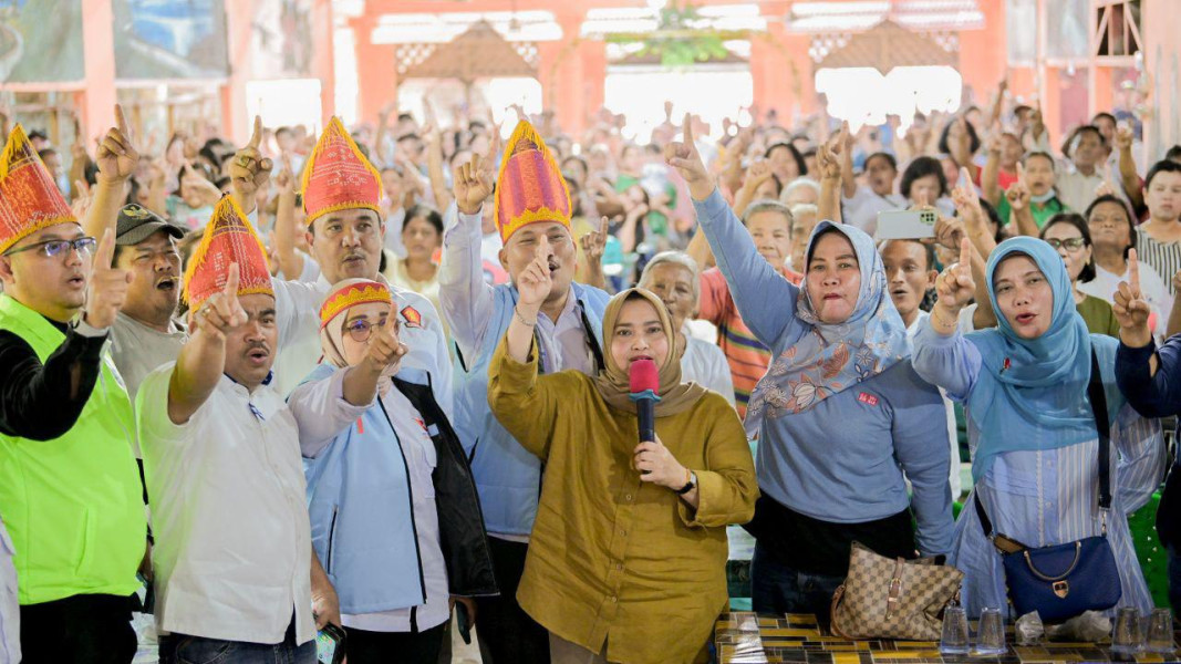 Kampanye Dialogis di Kecamatan Mandau, Kasmarni Akan Perjuangkan Air Bersih untuk Masyarakat