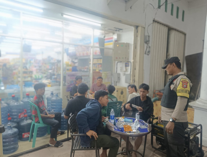 Gelar Patroli Malam dan Sambang Warga, Polisi Tempuling Sasar Sejumlah Tempat