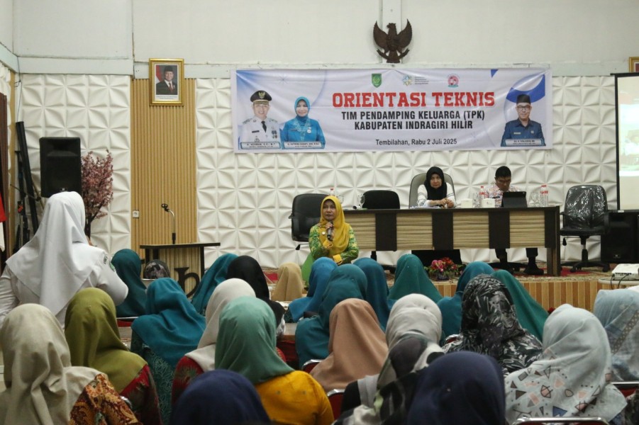 Ketua TP-PKK Inhil Hj. Katerina Susanti Tegaskan Peran Ibu dan Keluarga dalam Pencegahan Stunting