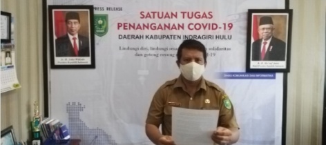 Kasus Covid 19 Di Inhu Masih Tinggi, Pemkap Inhu Himbau Masyarakat Tetap Waspada Dan Patuh Prokes.