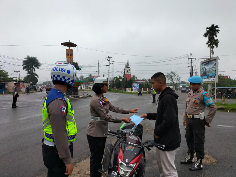 Dua Hari Operasi Patuh Polres Inhu, Ratusan Kendaraan Ditindak