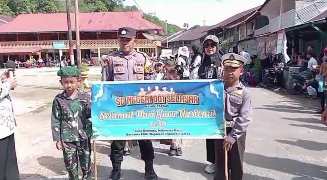 Sinergi Kepolisian dan Pendidikan: Polsek Daik Lingga Hadiri Perayaan HUT PGRI ke-80.