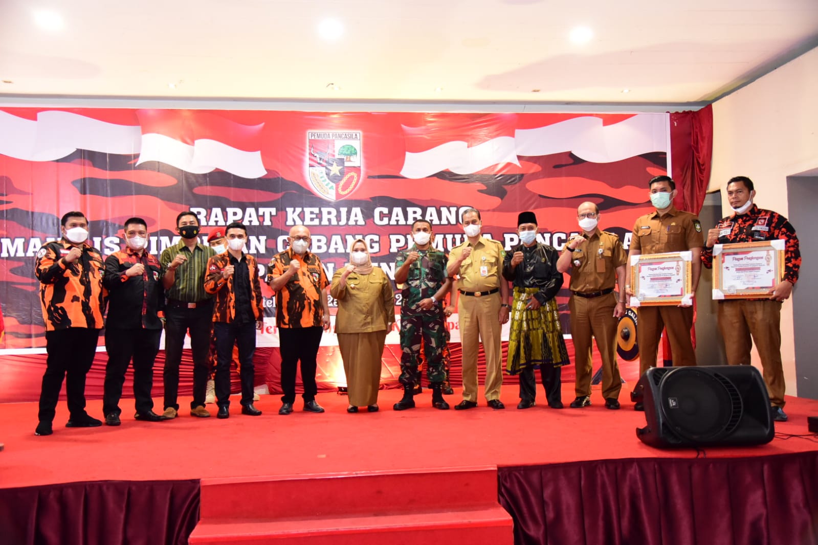 Buka Rakercab MPC Pemuda Pancasila, Ini Harapan Bupati Kasmari