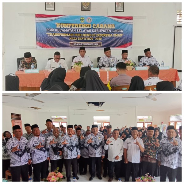 PGRI Cabang Kecamatan Selayar Melaksanakan Konferensi untuk Pilih Pengurus Baru Masa Bakti 2025-2030.