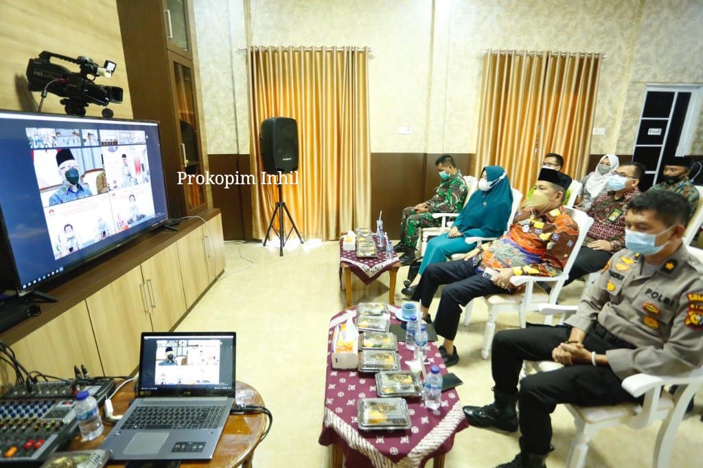 Wabup dan Ketua TP PKK Inhil Ikuti Puncak Peringatan Harganas Bersama Wapres RI