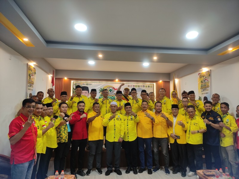 H. Herman Terpilih Aklamasi Pimpin DPD Golkar Inhil 2026-2031