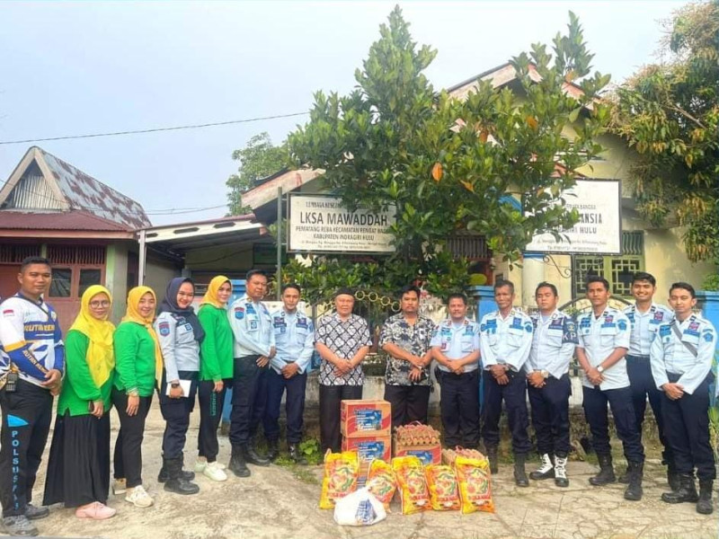 Sambut Hari Bhakti Pemasyarakatan ke - 59, Rutan Rengat Gelar Bhakti Sosial Pemasyarakatan Peduli