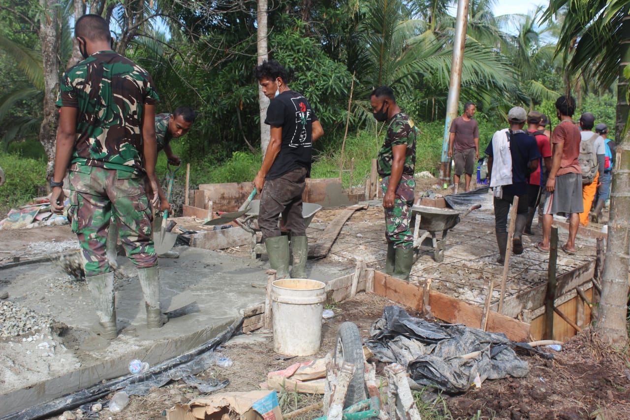 Pembuatan Box Culvert Program TMMD Inhil Sudah Hampir Selesai