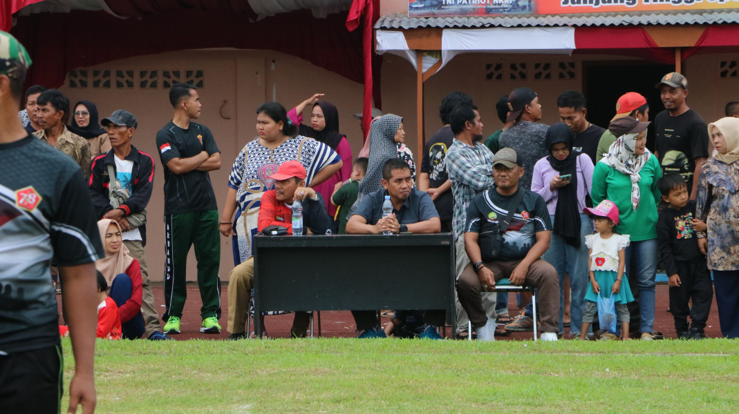 Hari ke-2 Lomba Tarik Tambang HUT TNI ke-78 Kodim 0314/Inhil Berlangsung Sengit