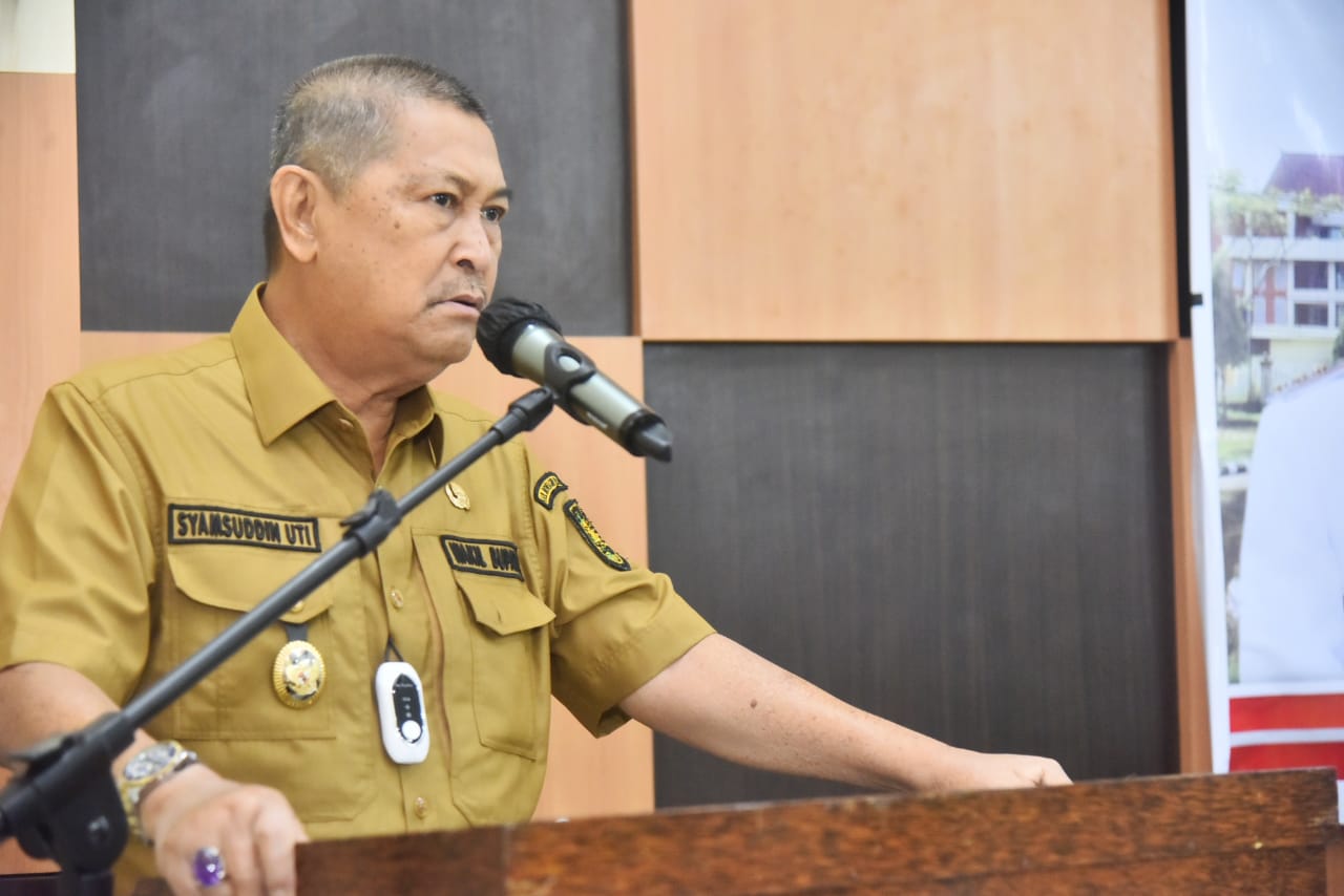 Wabup SU Buka Rakor Penanggulangan Kemiskinan di Inhil